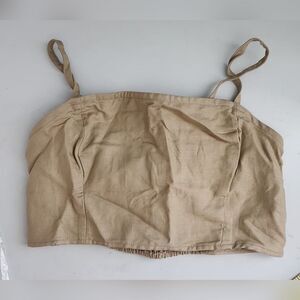 Bundle of Gap Linen Blend Sleevess Crop Top SMALL Petite